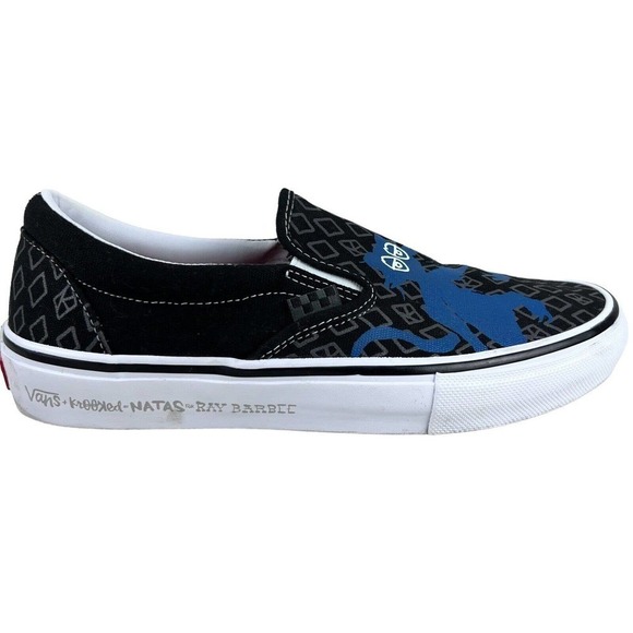 Vans Krooked by Natas x Ray Barbee Collab Sneakers Men 8.5 Limited Edition - Picture 5 of 14